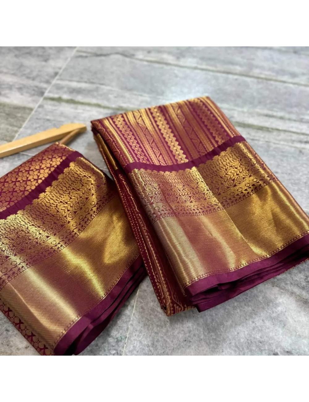 ✨ Sneka Mam Inspired Semi Kanchivaram Silk Saree ✨