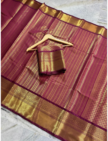 ✨ Sneka Mam Inspired Semi Kanchivaram Silk Saree ✨